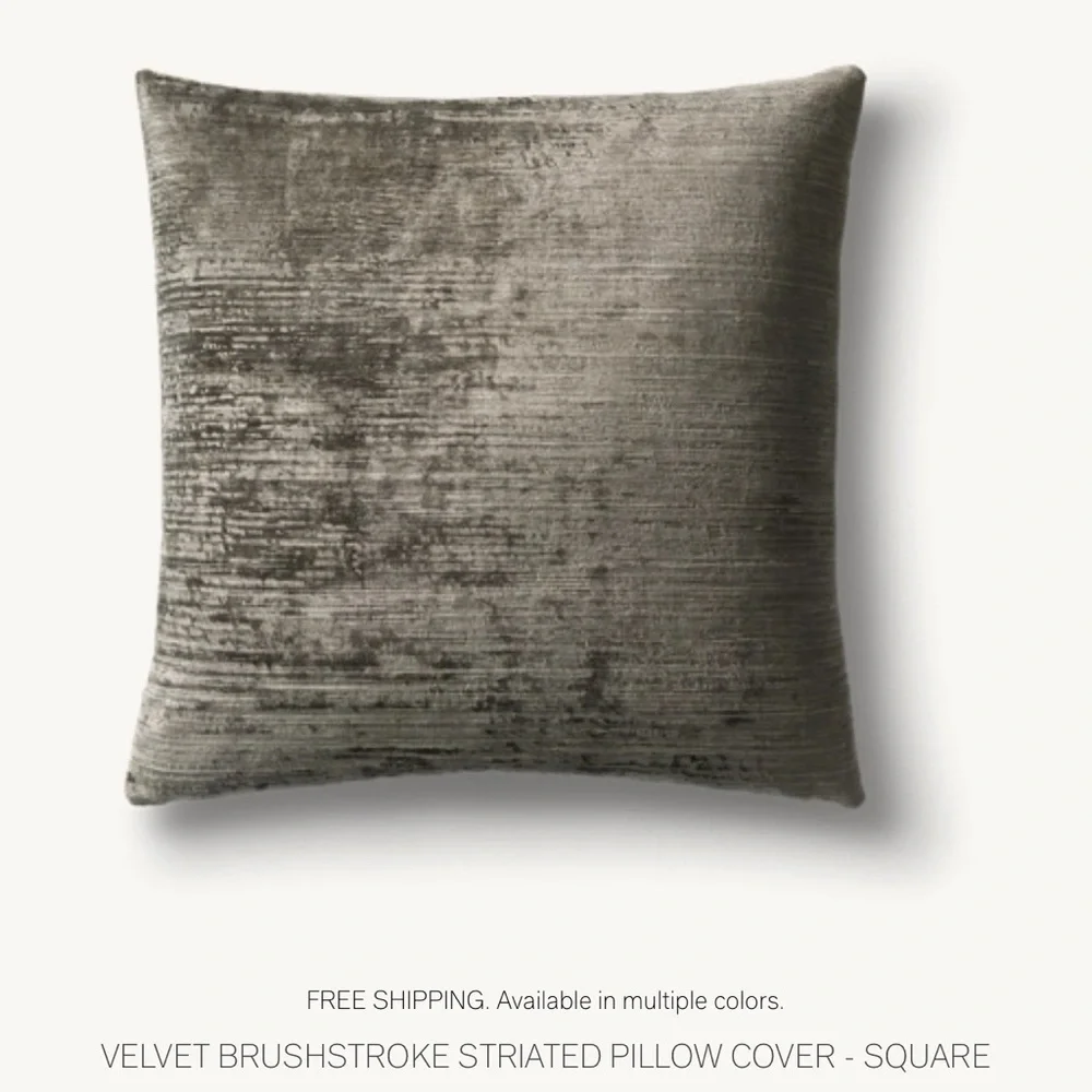 Restoration Hardware  Italian Velvet pillow cases